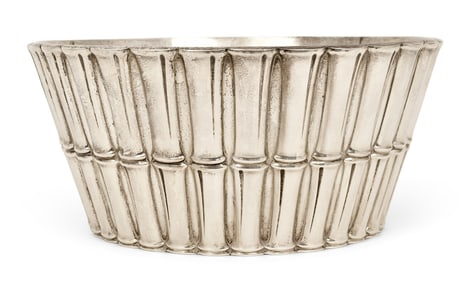 Tiffany & Co. Sterling Silver "Bamboo" Fruit Bowl