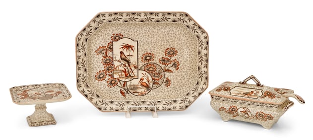 Ridgways "Devonshire" Aesthetic Movement Serving Pieces