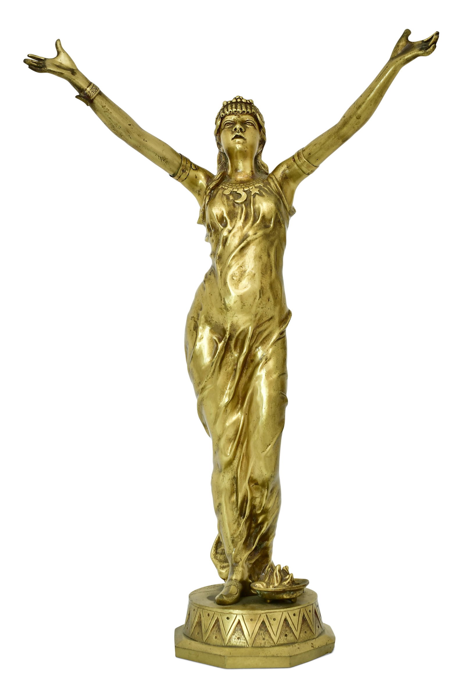 Jean Garnier (French, 1853-1910), "Salammbo": Jean Garnier(French, 1853-1910)"Salammbo"gilt bronzesigned "J. Garnier"20 3/4 x 13 1/4 x 6 inchesProvenance: Private Collection, Florida