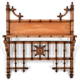 American Faux Bamboo Wall Shelf