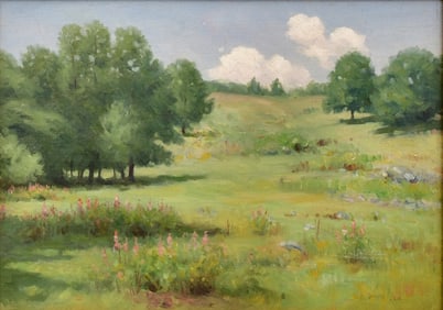 John Willard Raught (American, 1857 -1931), Spring Landscape