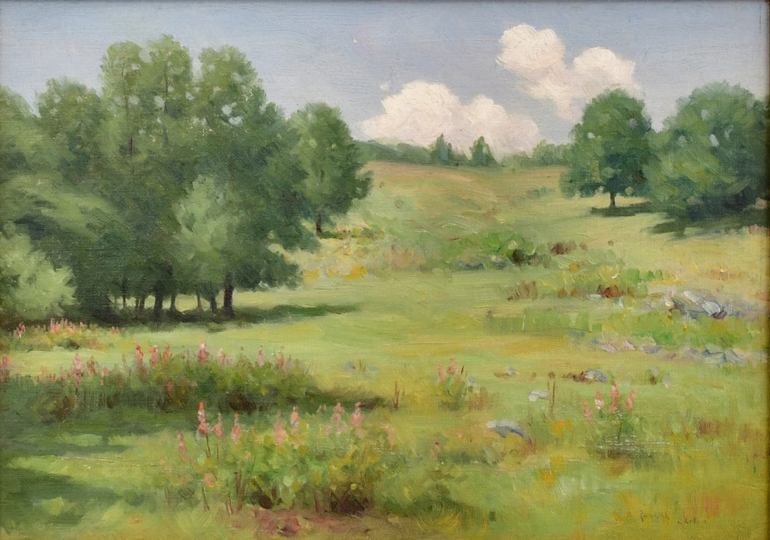 John Willard Raught (American, 1857 -1931), Spring Landscape (1 of 3)
