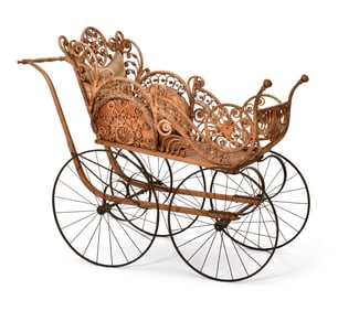 American Victorian Wicker Carriage