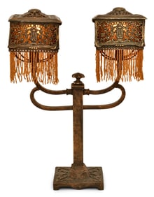 Bradley & Hubbard Double Student Lamp
