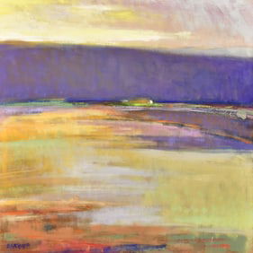 Ira Barkoff (American, 20th/21st Century), Expressionist Landscape