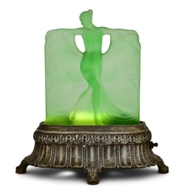 McKee Glass Co. "Danse de Lumiere" Lamp