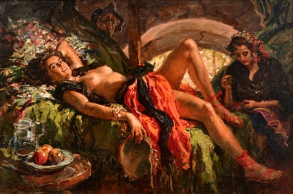 Giovanni Madonini (Italian, 1915-2001), "Lazy Day"