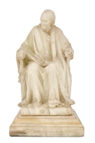 Jean-Antoine Houdon (French, 1741-1828), Seated Portrait of Voltaire