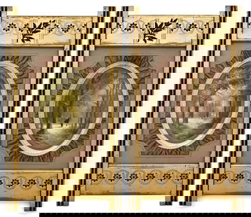 A Pair of American Aesthetic Movement Gilt & Ebonized Wood Frames: A Pair of American Aesthetic Movement Gilt & Ebonized Wood Framescirca 188512 3/4 x 7 1/4 inchesProvenance: Private Collection, Pennsylvania