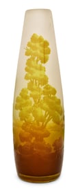 Émile Gallé (1846-1904), Cameo Glass Scenic Vase