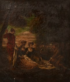 Paul Wolff-Zamzow (German, b. 1872), Old Master-Style Genre Scene