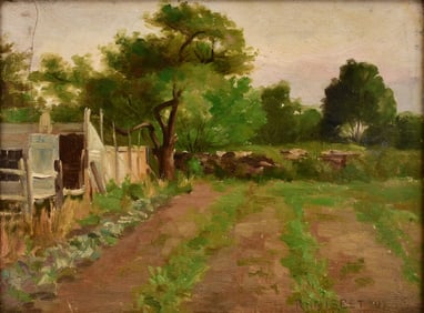Robert Hogg Nisbet (American, 1879-1961), Farm Landscape