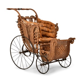 F.A. Whitney Carriage Co. Victorian Wicker Carriage