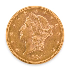 1904S Liberty Head Double Eagle $20 Gold Coin