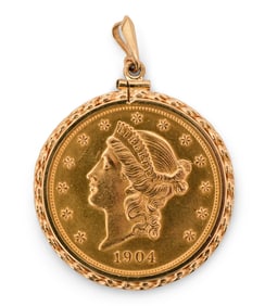 1904 Liberty Head Double Eagle $20 Gold Coin