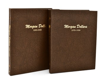 Two Morgan Silver Dollar Books
