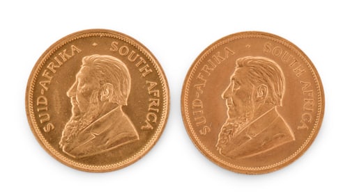 1974 & 1976 South Africa Gold Krugerrand