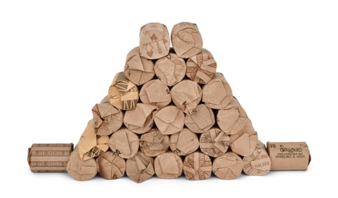 Lot of 580 Mostly Uncirculated Franklin Half Dollars