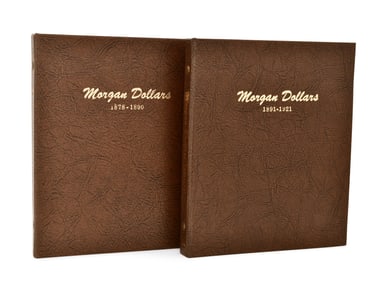 Two Morgan Silver Dollar Books