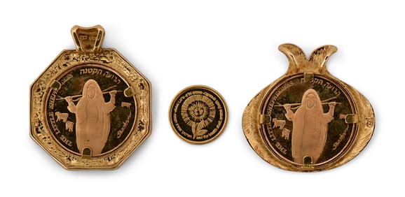 Three Gold Medallions