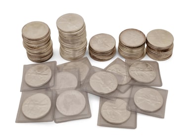 73 American Silver Eagles Coins (Brilliant Uncirculated)