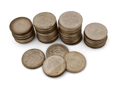 50 Uncirculated Morgan Silver Dollars