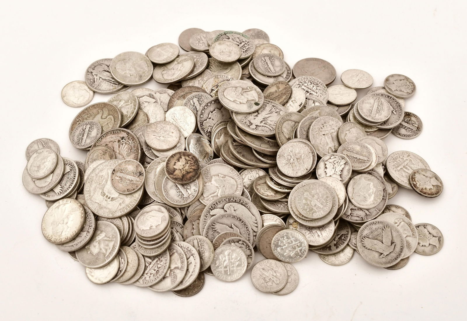 42.93 Troy Ounces of American Silver Coins (1 of 1)