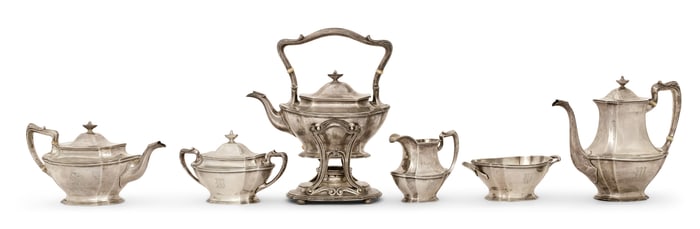 Gorham Sterling Silver Six-Piece Tea & Coffee Service
