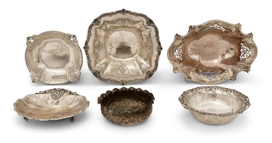 Lot of Six Sterling Silver Bowls