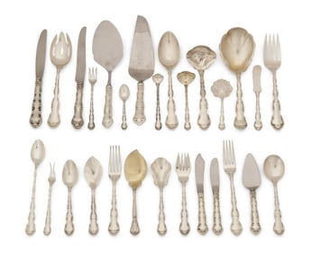 Gorham Sterling Silver "Strasbourg" Flatware Set, 122 Pieces