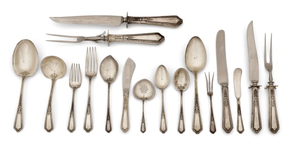 Towle Sterling Silver "D'Orleans" Flatware Set, 98 Pieces