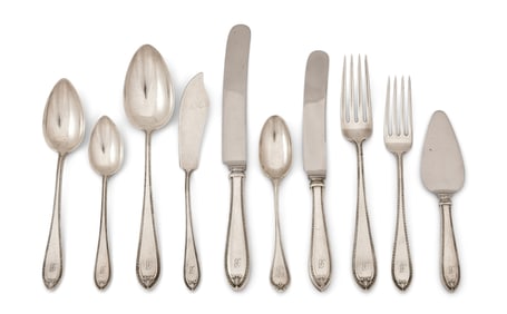 American Sterling Silver Flatware, 92 Pieces