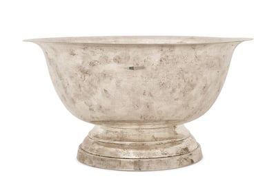 Poole Sterling Silver "Paul Revere" Reproduction Punch Bowl