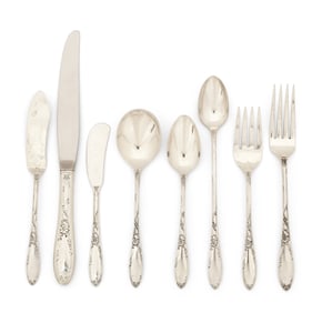 Oneida Sterling Silver "Virginian" 63-Piece Flatware Set