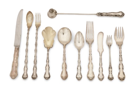 Gorham Sterling Silver "Strasbourg" Flatware Set, 60 Pieces