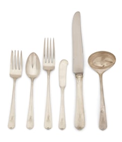 Wallace Sterling Silver "Reflection" Flatware Set, 58 Pieces