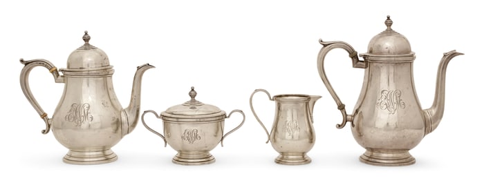 Watson Company Sterling Silver "Exemplar" Tea & Coffee Service
