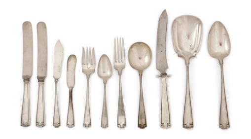 Gorham Sterling Silver "Etruscan" Flatware Set, 48 Pieces