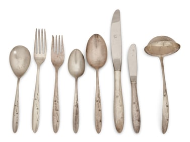 Gorham Sterling Silver "Celeste" Flatware Set, 37 Pieces