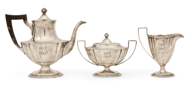 A. Stowell & Co. Sterling Silver Tea Service