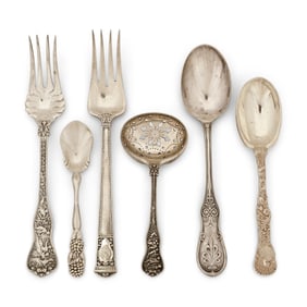 Six Tiffany & Co. Sterling Silver Serving Pieces