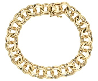 14K Yellow Gold Link Bracelet