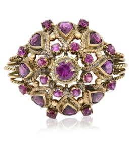 14K Yellow Gold & Ruby Ring