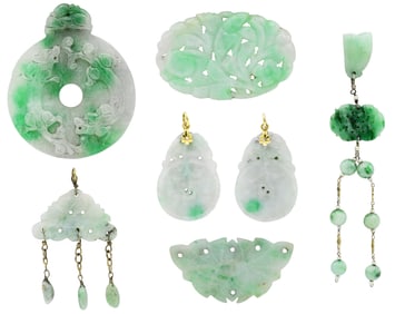 Group of Jade Pendants