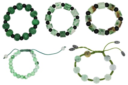 Five Jade Bracelets