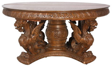 RJ Horner Griffin Oak Dining Table (1 of 10)
