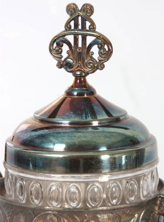 Victorian Silver Plated Pickle Caster Lot 386