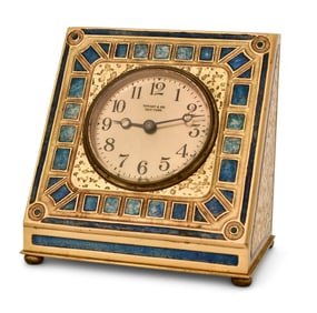 Tiffany Furnaces / Tiffany & Co. "Art Deco" Desk Clock