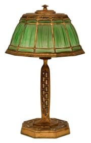 Tiffany Studios "Abalone" & "Favrile Fabrique" Desk Lamp