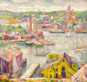 Susette Keast (American, 1892-1932), Gloucester Harbor